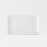 Sushi Plate 21cm Line White Design V637-C7855