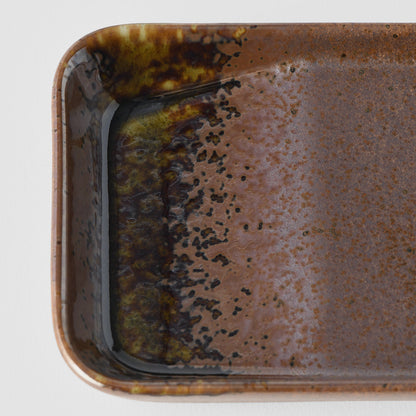 Sauce Dish 13cm Shigaraki Brown Glaze V637-C7937B