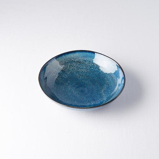 Pasta Bowl Organic Shape 21cm Kanso Indigo Blue Glaze V637-C7955