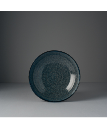 Pasta Bowl Organic Shape 21cm Kanso Indigo Blue Glaze V637-C7955