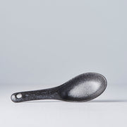 Spoon Small 15cm Kanso Matt Black Glaze V637-C7960