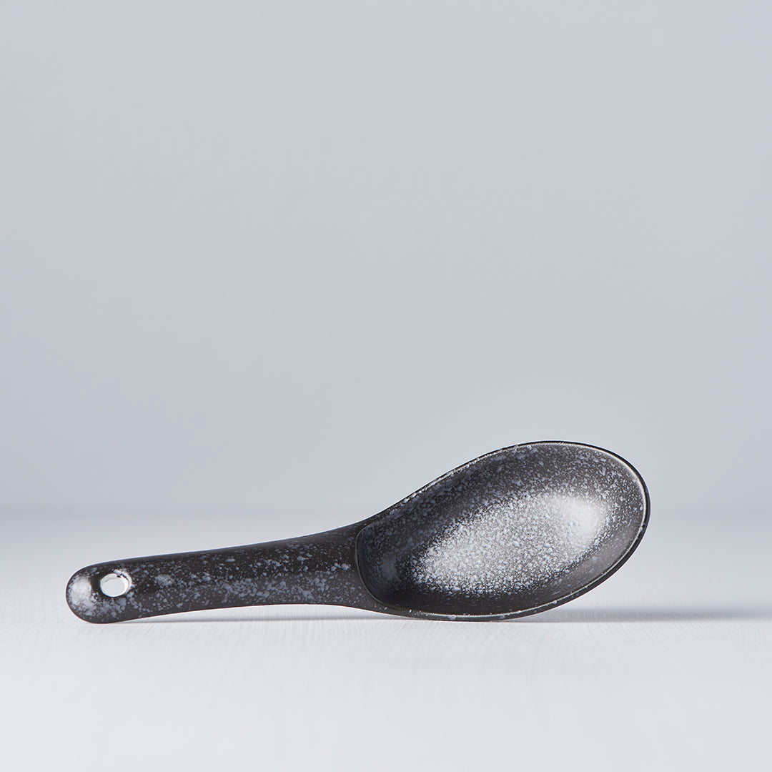 Spoon Small 15cm Kanso Matt Black Glaze V637-C7960