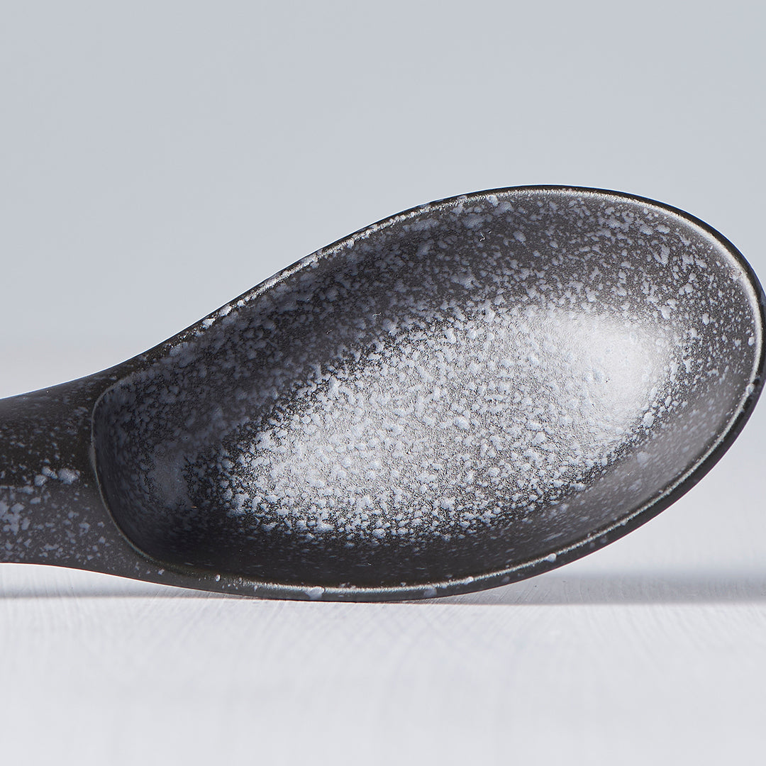 Spoon Small 15cm Kanso Matt Black Glaze V637-C7960