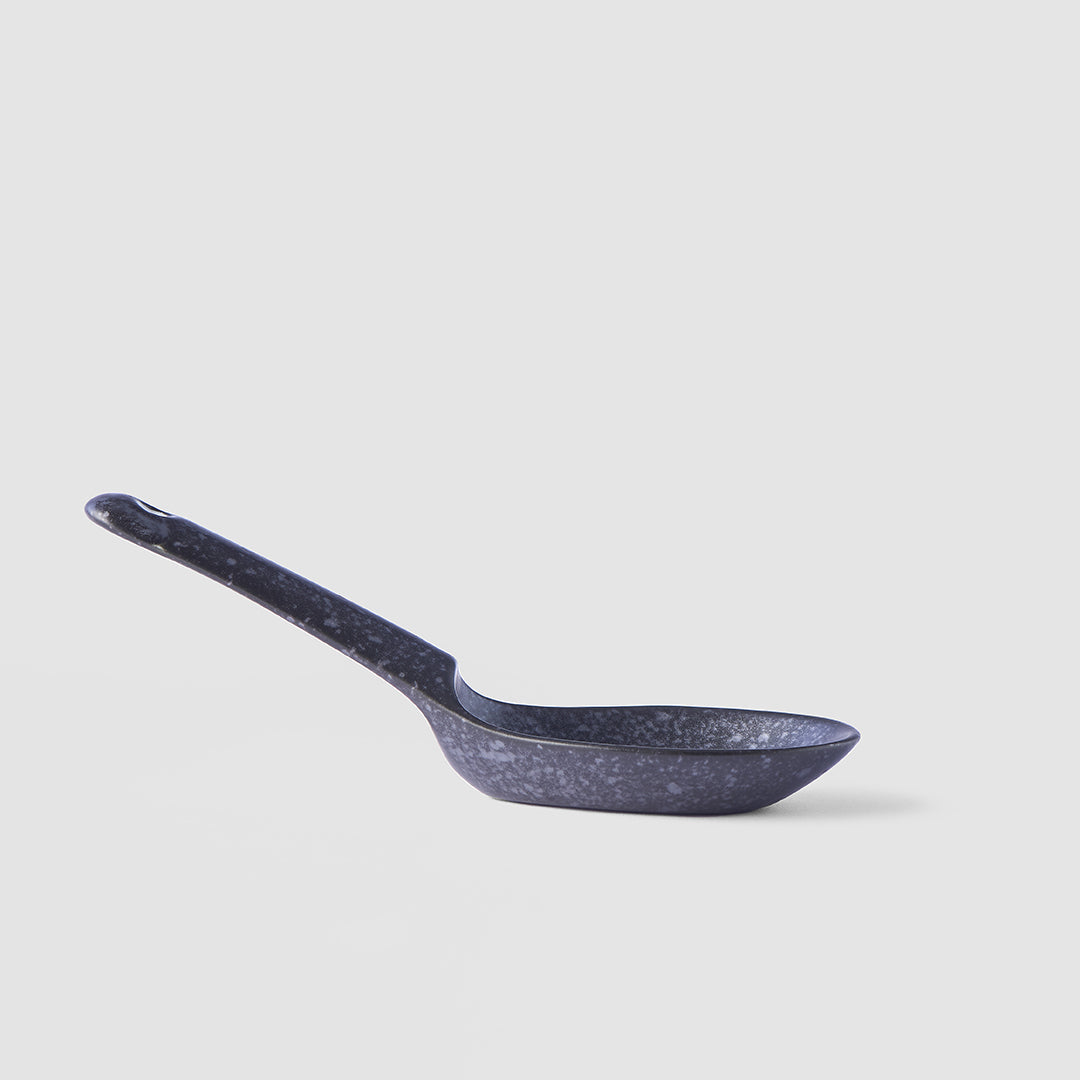 Spoon Small 15cm Kanso Matt Black Glaze V637-C7960
