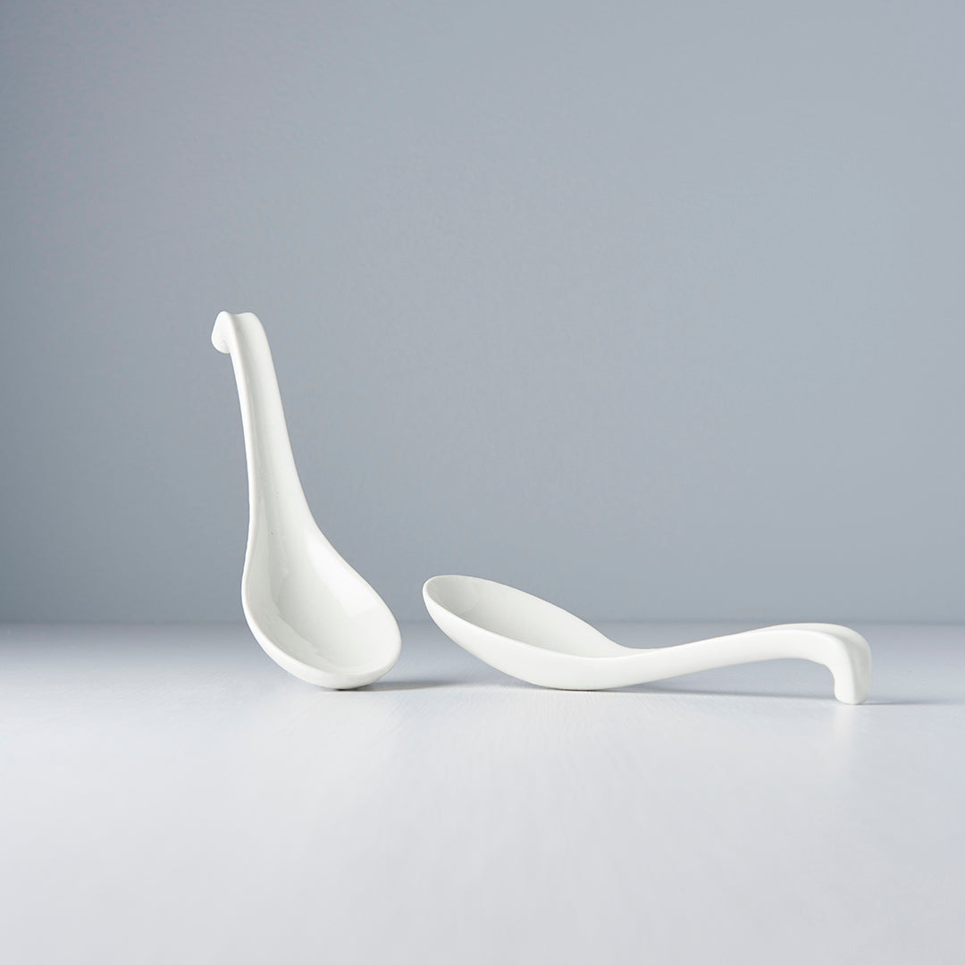 Spoon 17.5cm Kanso Soft White Glaze V637-C7961