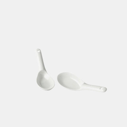Spoon Small 15cm Kanso Soft White Glaze V637-C7962
