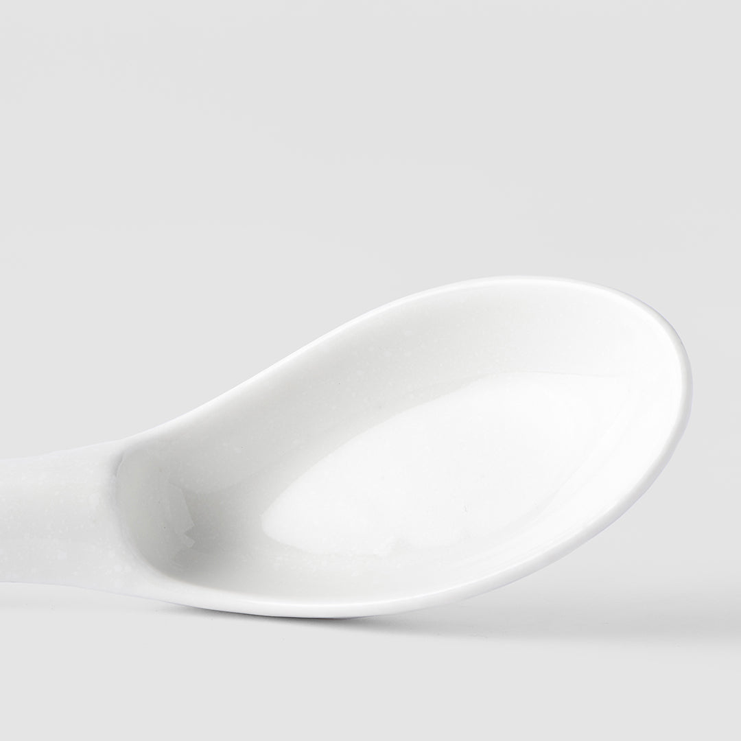 Spoon Small 15cm Kanso Soft White Glaze V637-C7962