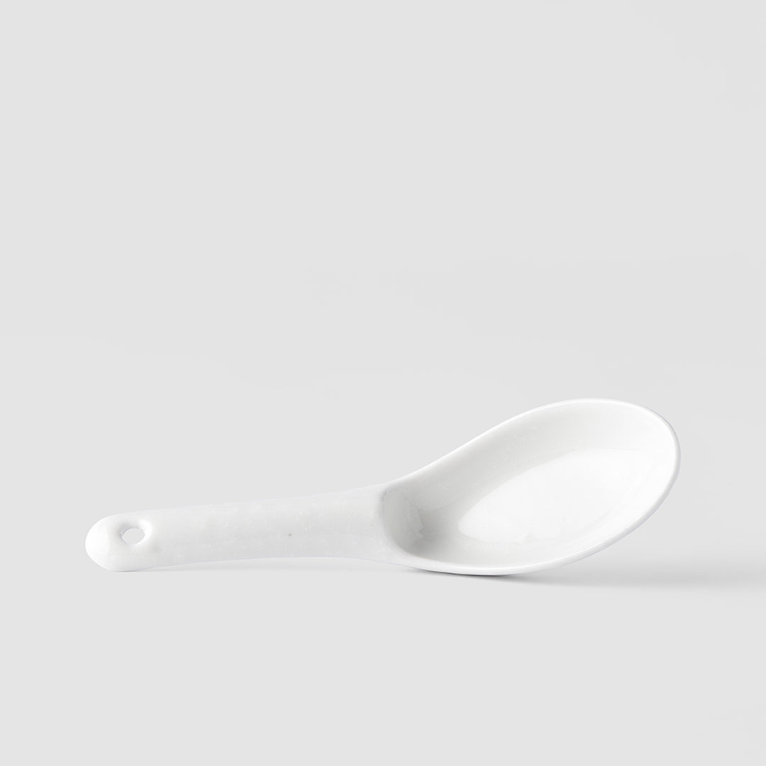 Spoon Small 15cm Kanso Soft White Glaze V637-C7962
