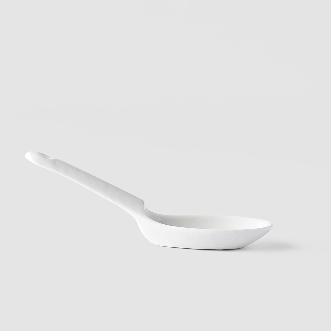 Spoon Small 15cm Kanso Soft White Glaze V637-C7962