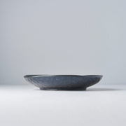 Dinner Plate Organic Shape 23cm Kanso Matt Black Glaze V637-C7963