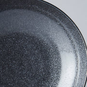 Pasta Bowl Organic Shape 21 cm Kanso Matte Black Glaze V637-C7965