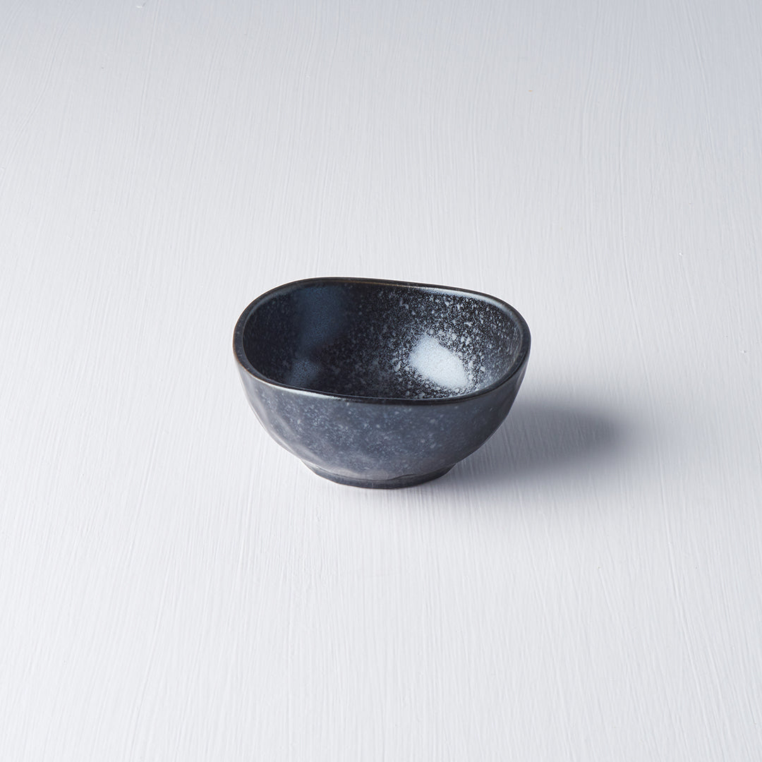 Sauce Dish Organic 9cm Kanso Matt Black Glaze V637-C7967
