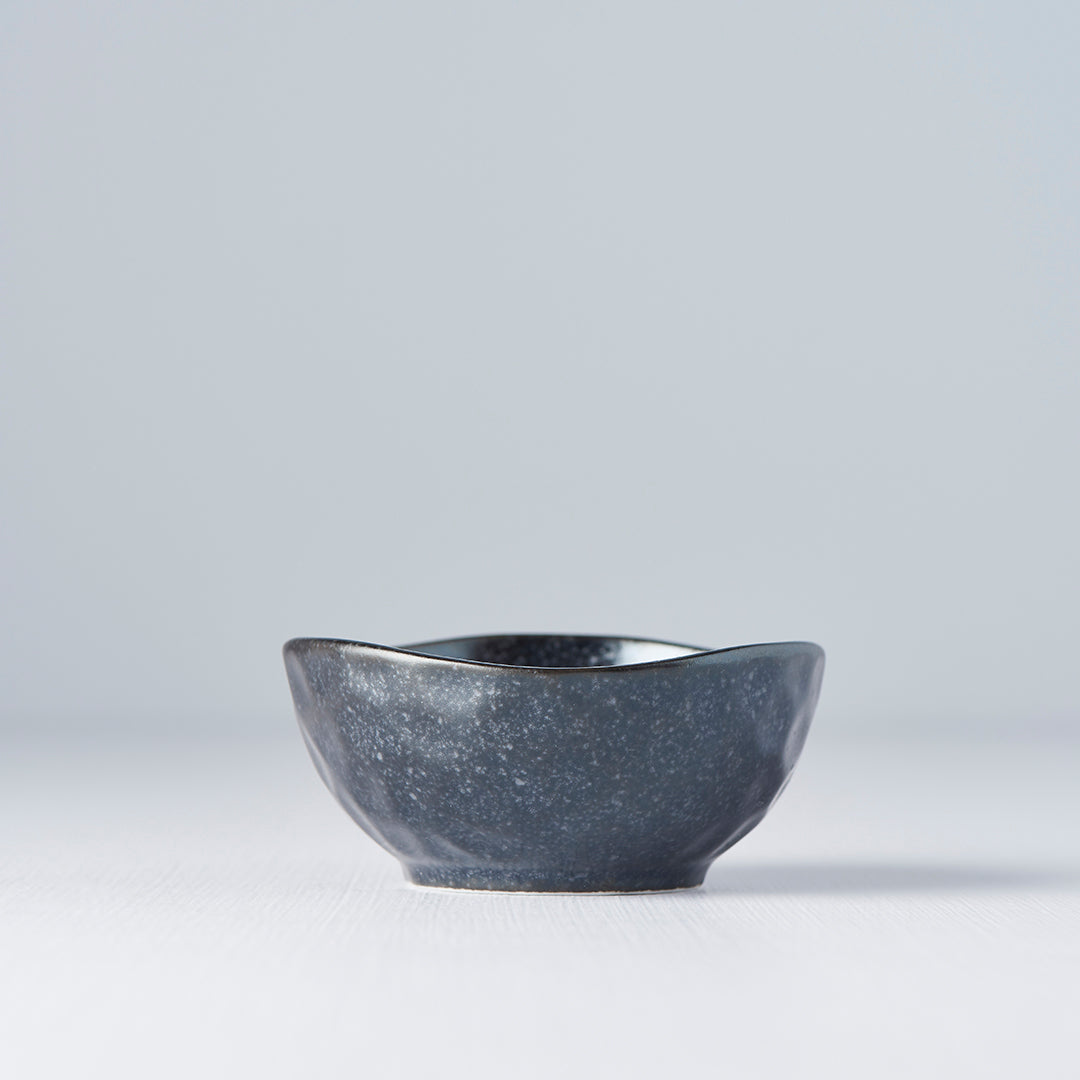 Sauce Dish Organic 9cm Kanso Matt Black Glaze V637-C7967