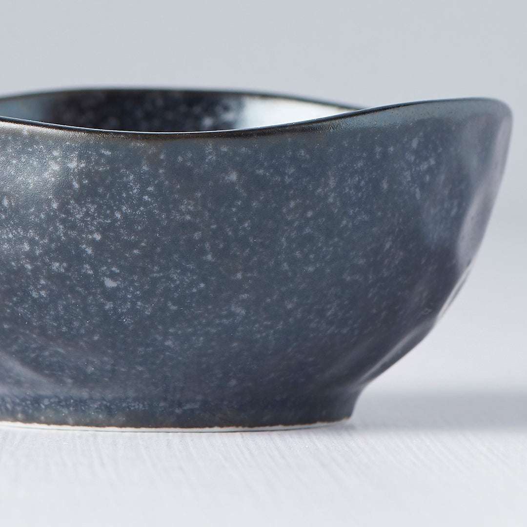 Sauce Dish Organic 9cm Kanso Matt Black Glaze V637-C7967