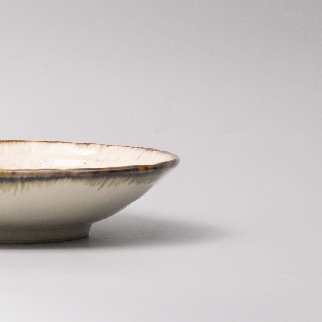 Pasta Bowl 24cm Ivory Pearl Glaze V637-C7983