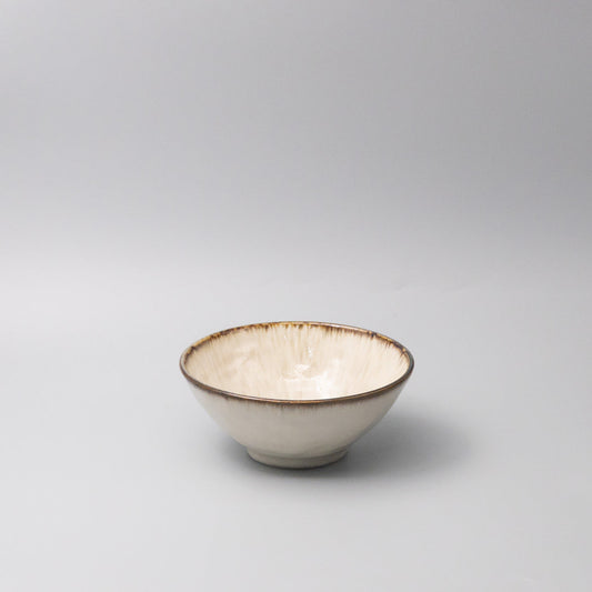 Udon Bowl 19cm Ivory Pearl Glaze V637-C7984