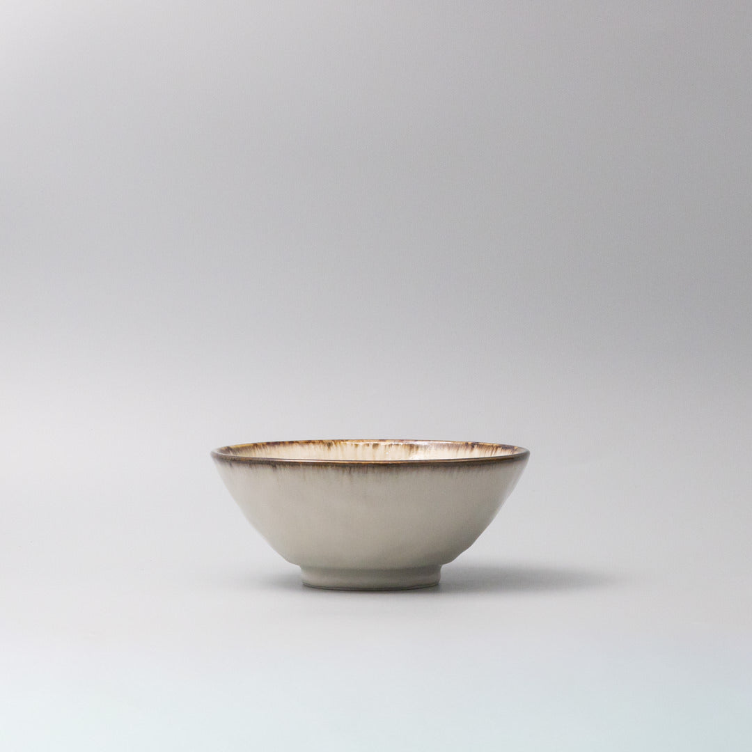 Udon Bowl 19cm Ivory Pearl Glaze V637-C7984