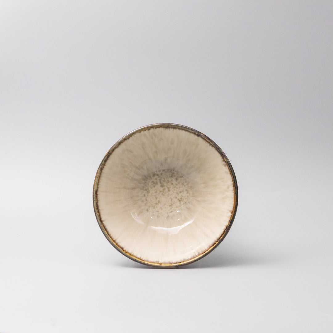 Udon Bowl 19cm Ivory Pearl Glaze V637-C7984