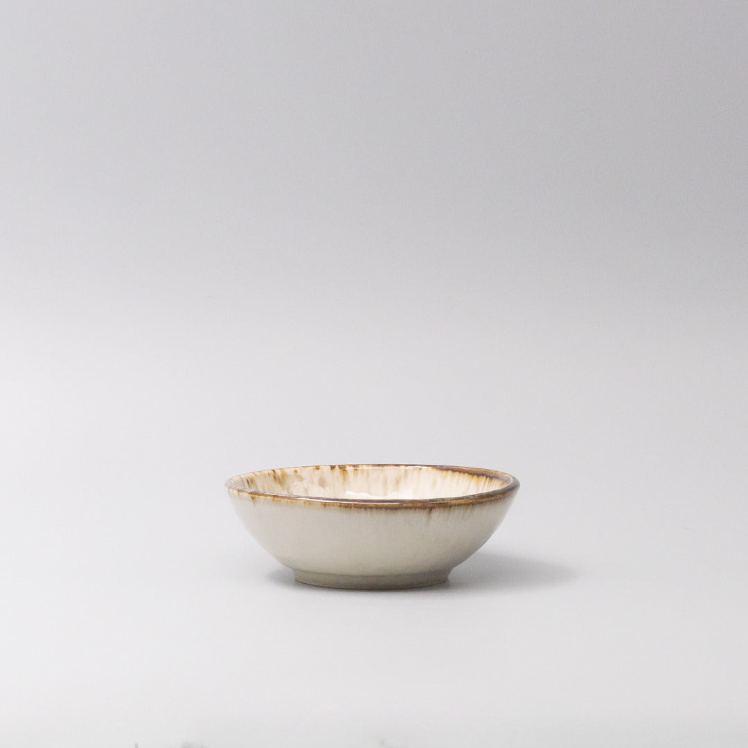 Tapas Bowl 13cm Ivory Pearl Glaze V637-C7986
