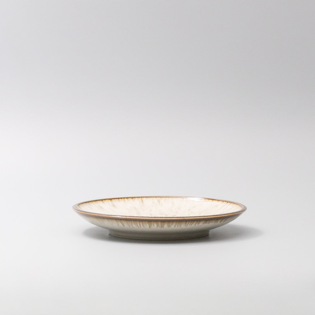 Side Plate 19cm Ivory Pearl Glaze V637-C7988