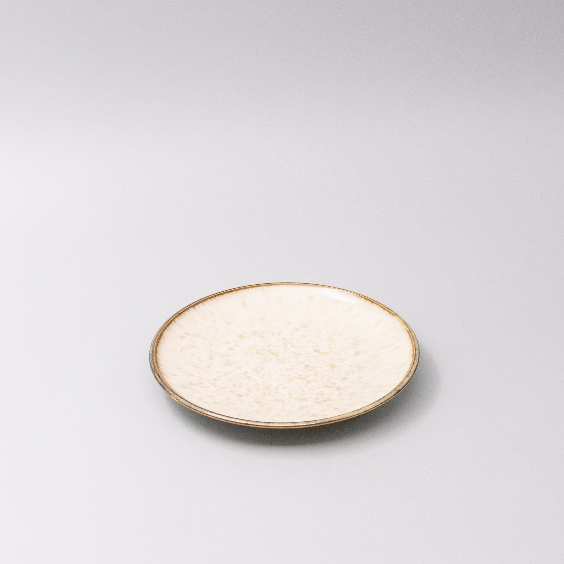 Tapas Plate 17cm Ivory Pearl Glaze V637-C7989