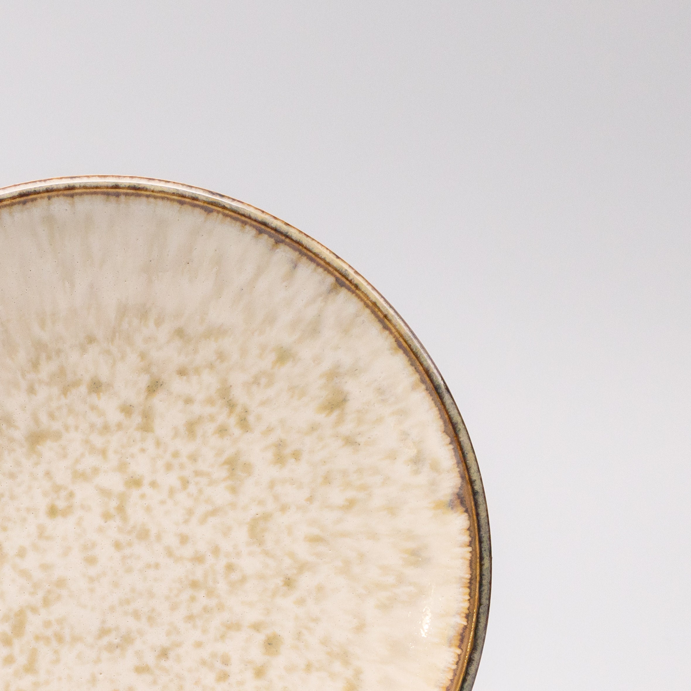 Tapas Plate 17cm Ivory Pearl Glaze V637-C7989