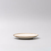 Tapas Plate 17cm Ivory Pearl Glaze V637-C7989