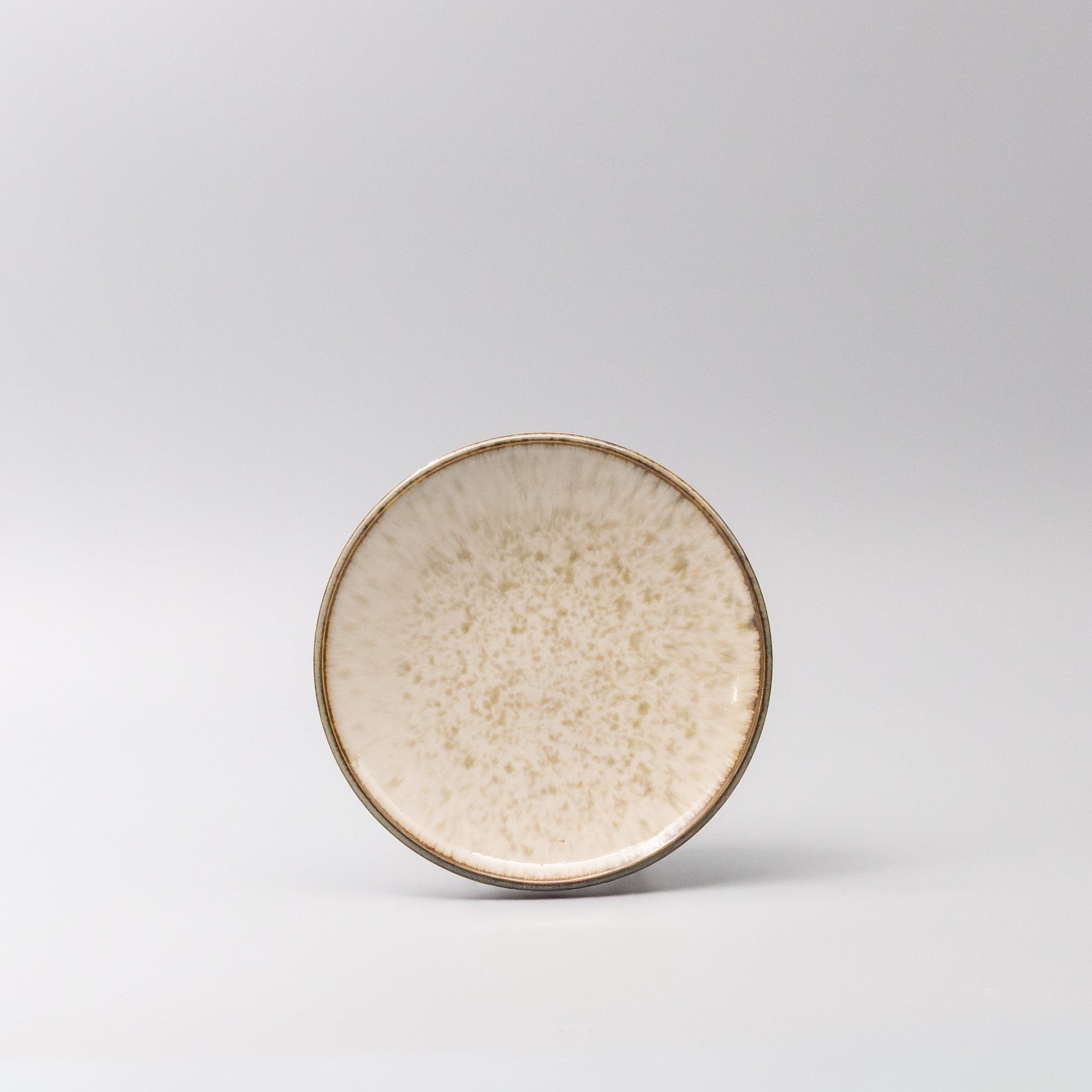 Tapas Plate 17cm Ivory Pearl Glaze V637-C7989