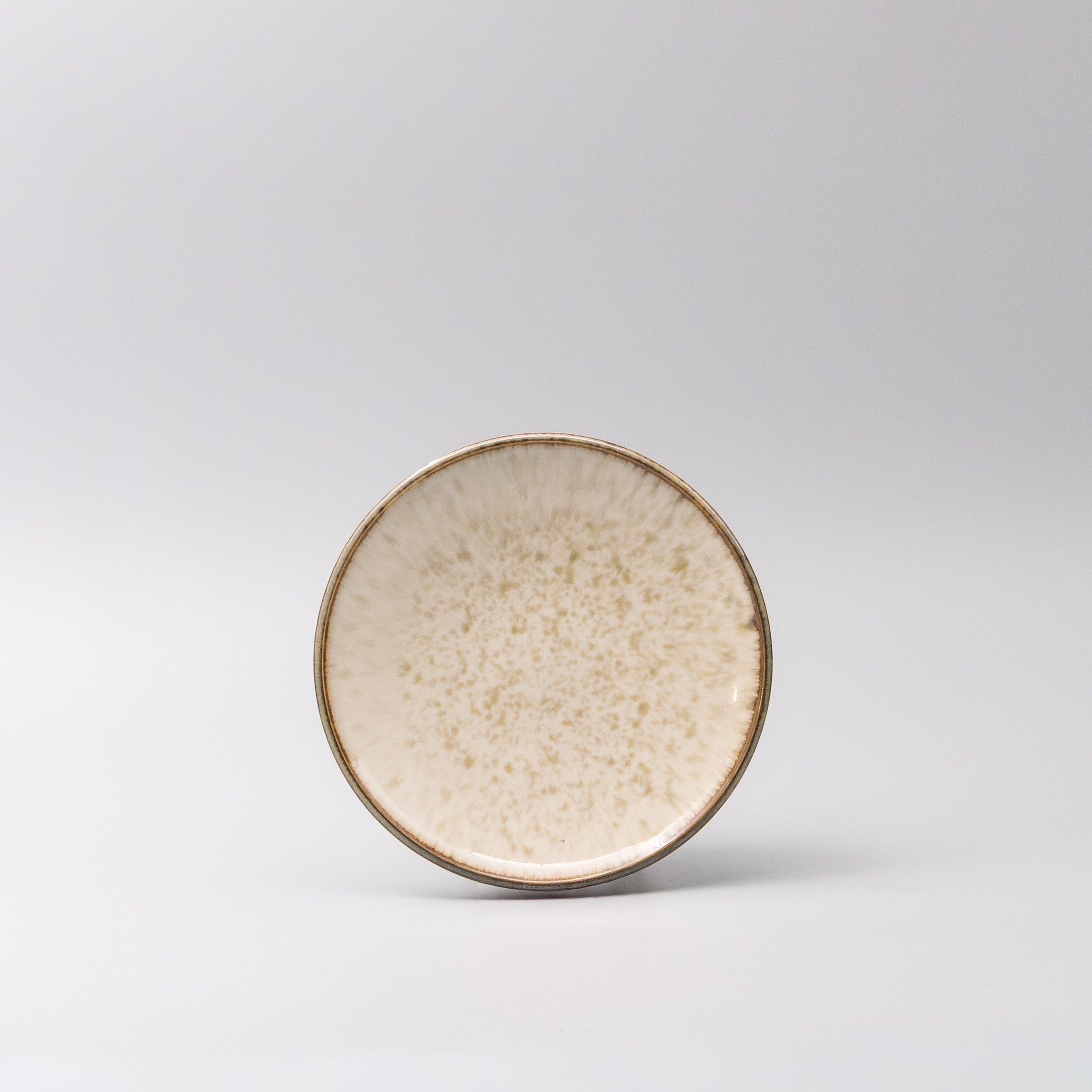 Tapas Plate 17cm Ivory Pearl Glaze V637-C7989