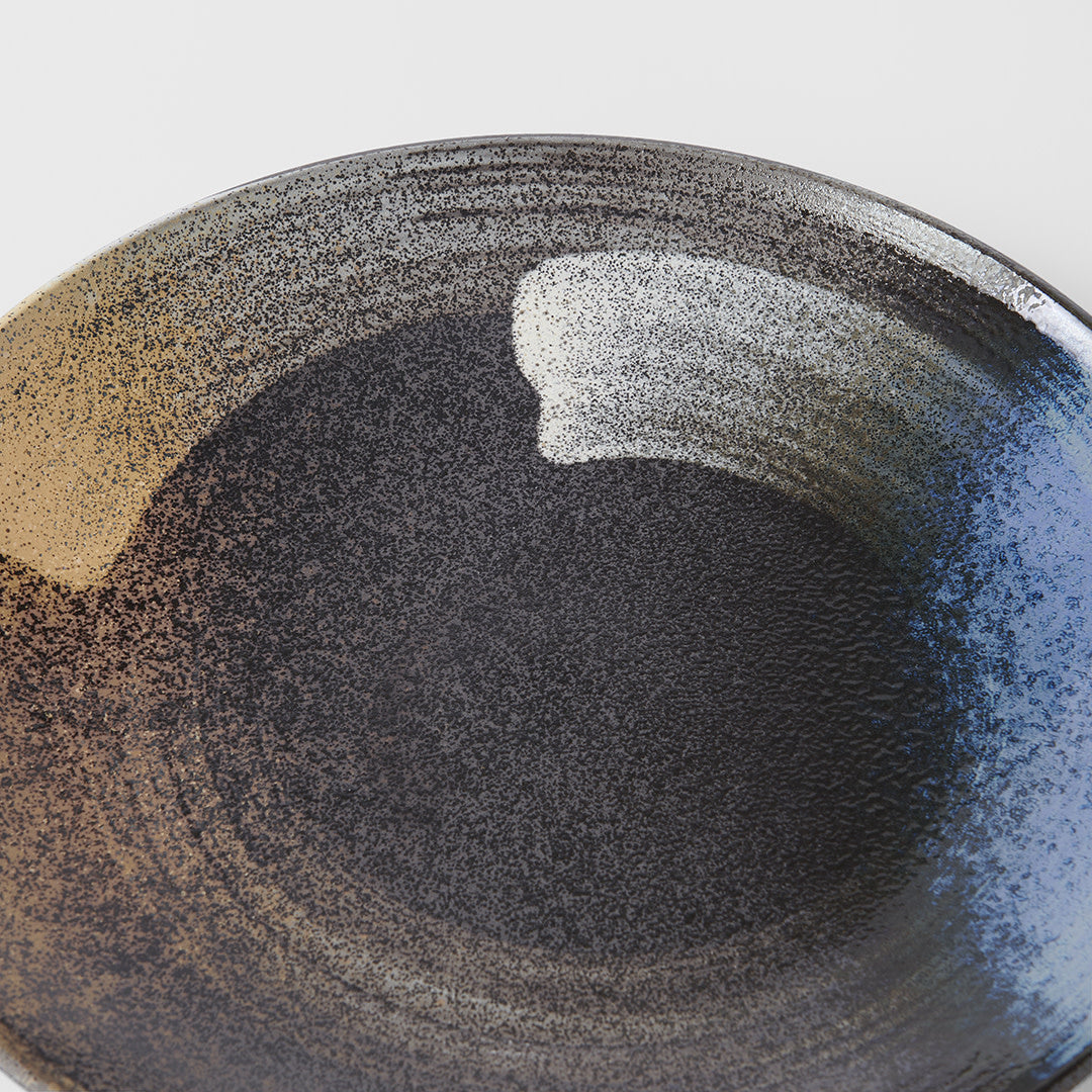 Dinner Plate 28.5cm Gold Brushstroke Glaze V637-C8064