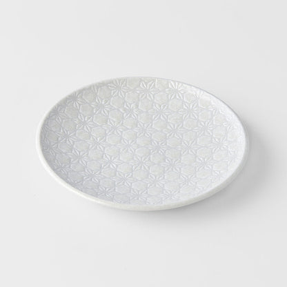 Tapas Plate 17cm White Star Glaze V637-C8071