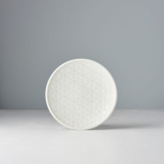 Tapas Plate 17cm White Star Glaze V637-C8071