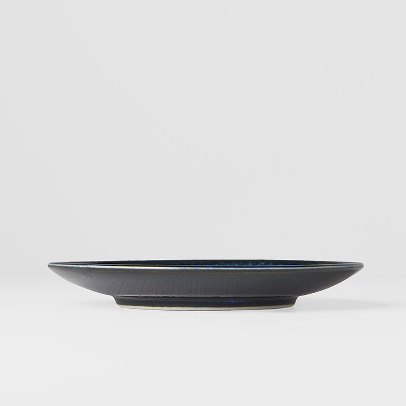 Tapas Plate 17cm Copper Swirl Glaze V637-C8073