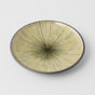 Tapas Plate 17cm Green Converging Line Glaze V637-C8074