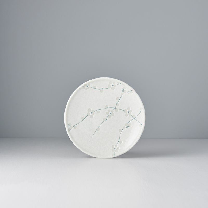 Tapas Plate 17cm White Blossom Glaze V637-C8075