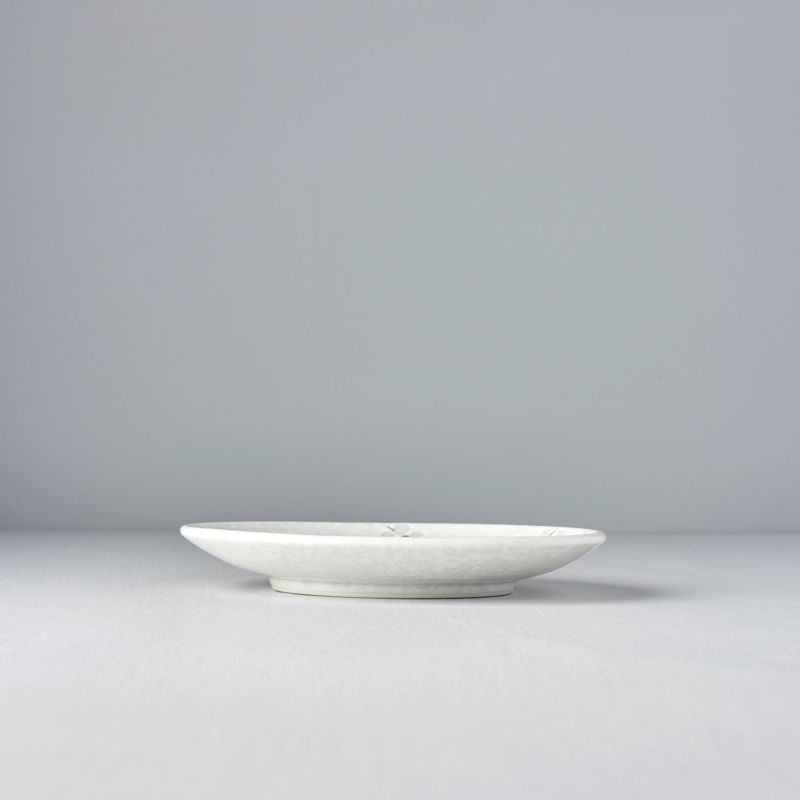 Tapas Plate 17cm White Blossom Glaze V637-C8075