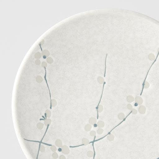 Tapas Plate 17cm White Blossom Glaze V637-C8075