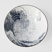 Ramen Bowl 24.5cm Hokusai Great Wave Design V637-C8141