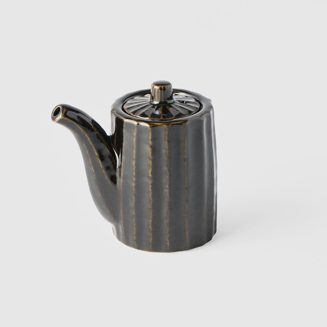 Soy Pot 125ml Tenmokku Glaze V637-C8146