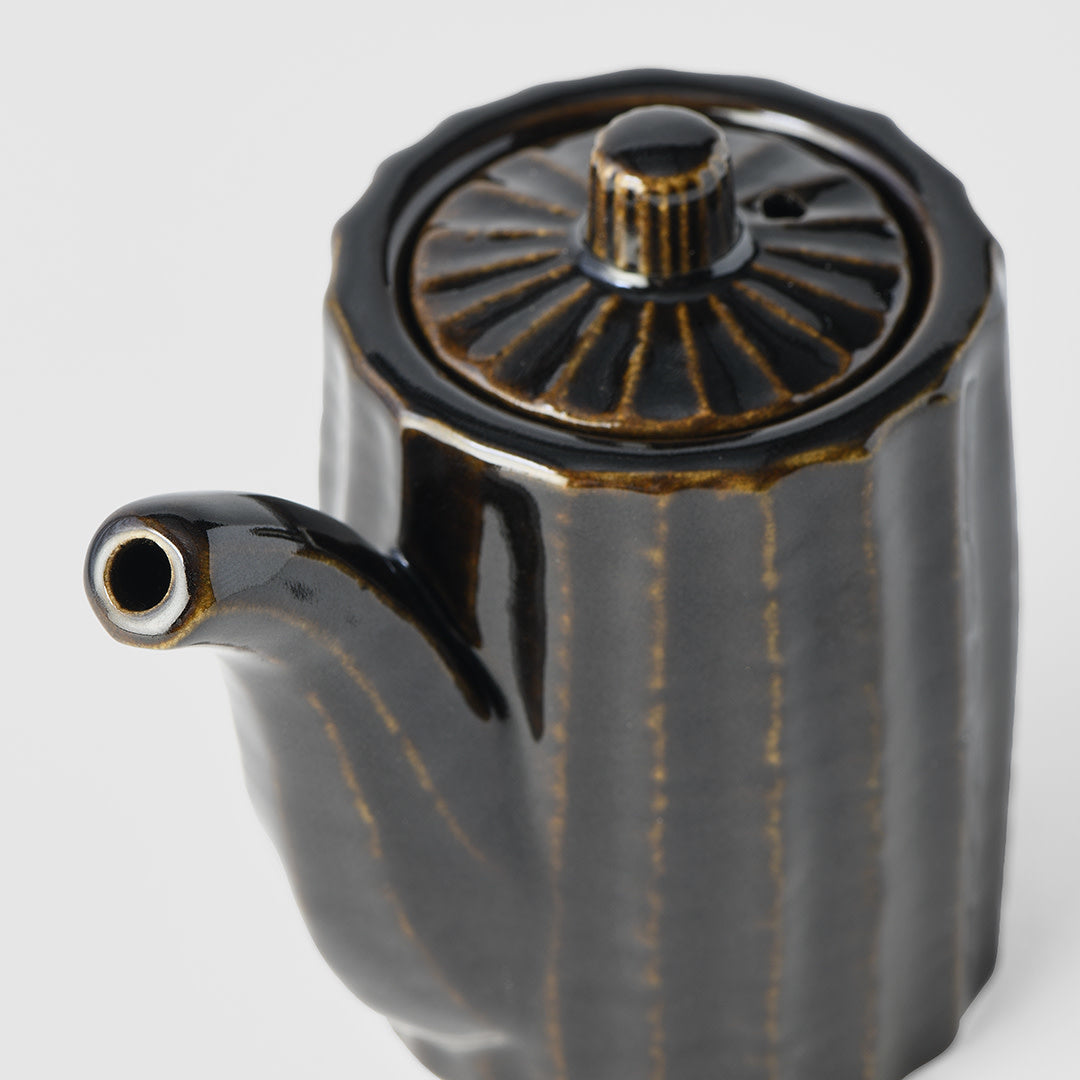 Soy Pot 125ml Tenmokku Glaze V637-C8146