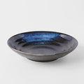 Pasta Bowl Flat 23cm Gold Brushstroke Glaze V637-C8150