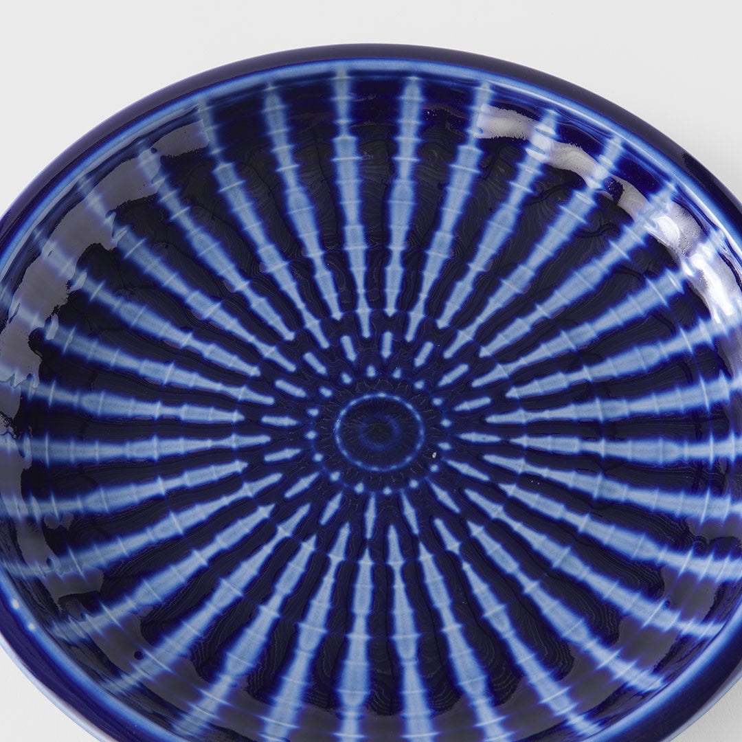 Dinner Plate 26cm Cobalt Rays Glaze V637-C8155
