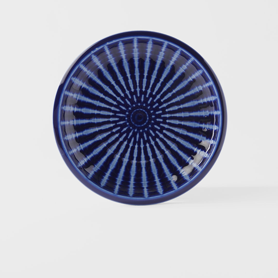 Dinner Plate 26cm Cobalt Rays Glaze V637-C8155