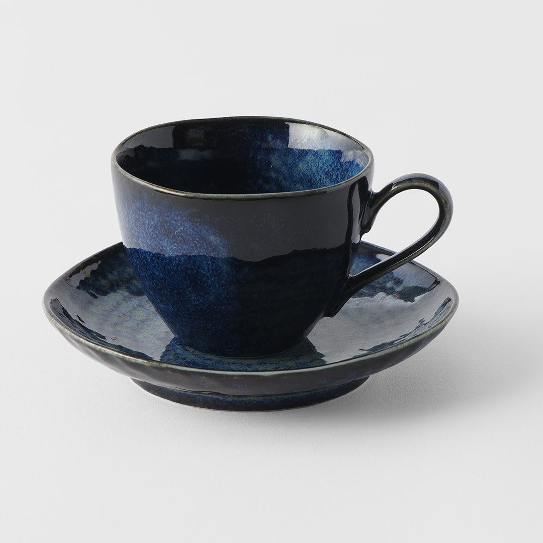 Cup 8.5cm 160ml Kanso Indigo Blue Glaze V637-C8161