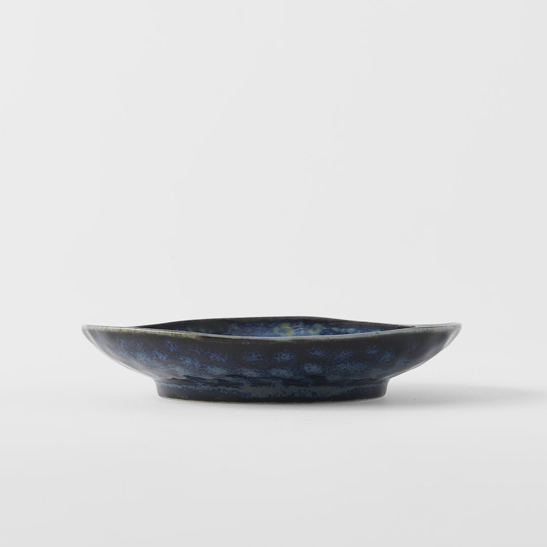 Saucer Organic Shape 13.5cm Kanso Indigo Blue Glaze V637-C8162