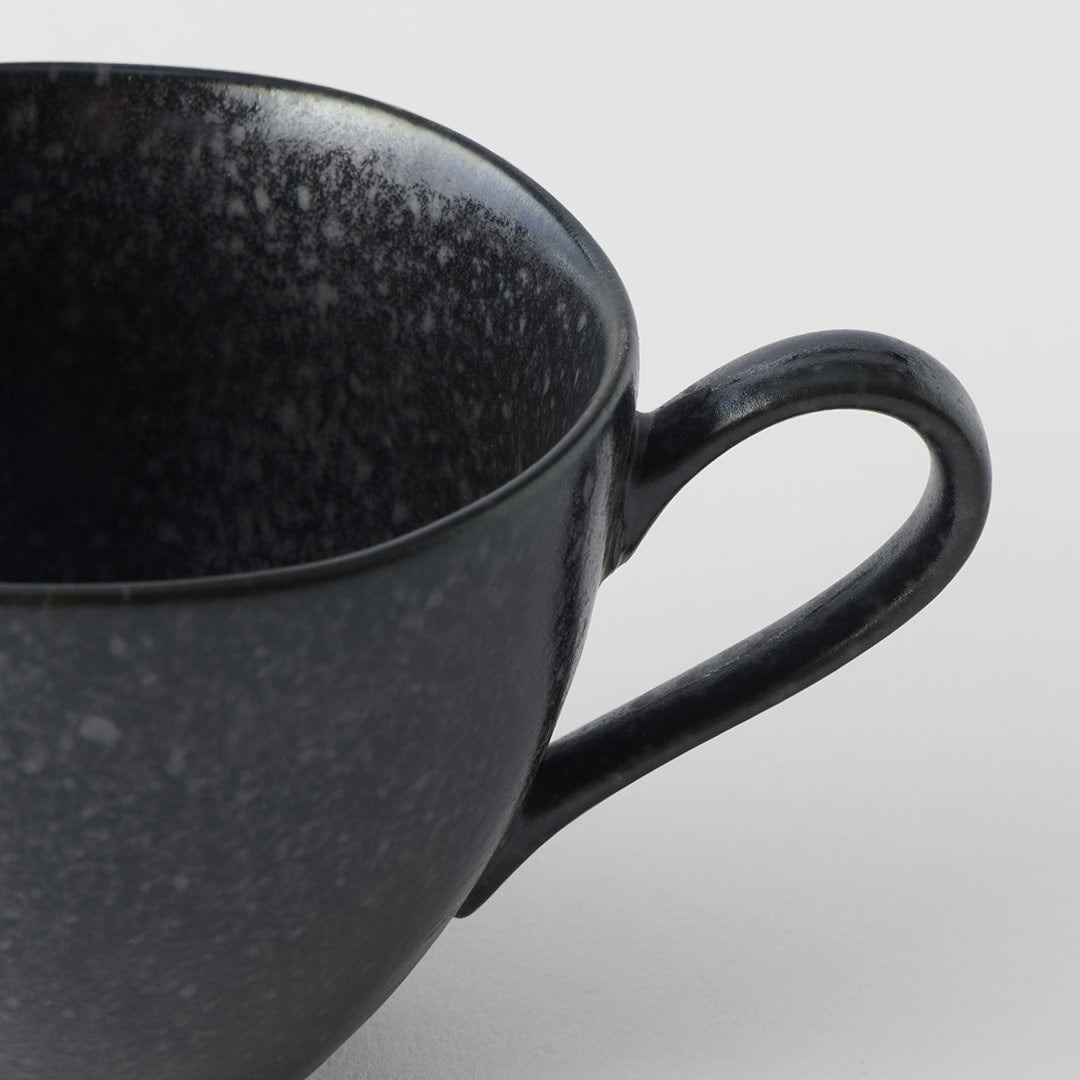 Cup 8.5cm 160ml Kanso Matte Black Glaze V637-C8163