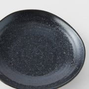 Saucer Organic Shape 13.5cm Kanso Matte Black Glaze V637-C8164