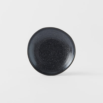 Saucer Organic Shape 13.5cm Kanso Matte Black Glaze V637-C8164