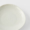 Saucer Organic Shape 13.5cm Kanso Soft White Glaze V637-C8166