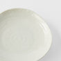 Saucer Organic Shape 13.5cm Kanso Soft White Glaze V637-C8166
